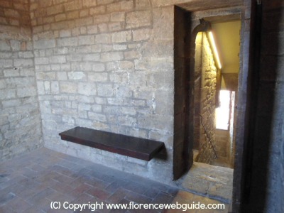 the 'alberghetto' prison cell in the Arnolfo tower
