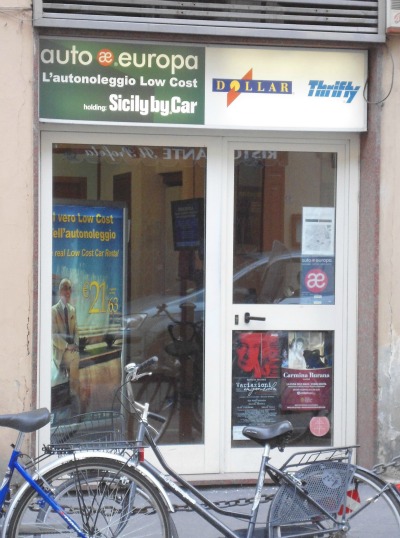 Autoeuropa office in Florence via Borgo Ognissanti
