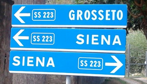 Image result for road signs italy