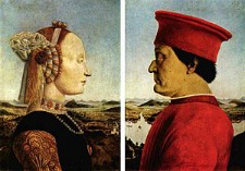 Uffizi Gallery Florence - Piero della Francesca Duke of Urbino and wife