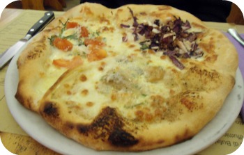 Florence Restaurants - Pizza Places - Fantasia pizza at Spera