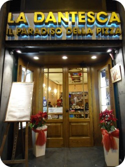 Florence Restaurants - Pizza Places - La Dantesca