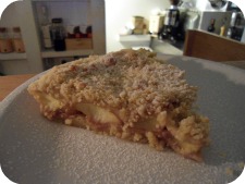 vegetarian and vegan restaurants in Florence - brac apple crumble