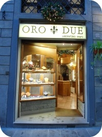 Florence Shopping - Gold Jewelry - OroDue storefront