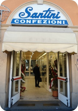 Florence Shopping - Italian Clothes for men - Santini