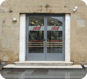 Ataf office in via Alamanni - where to get a free Florence bus map
