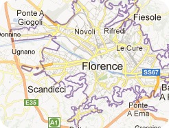 Florence city map available for free in town