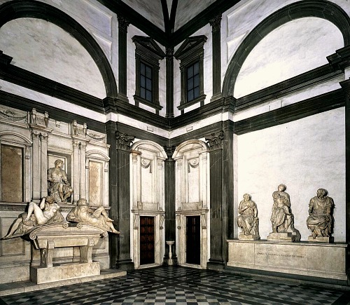 Interior of New Sacristy at the Medici Chapel