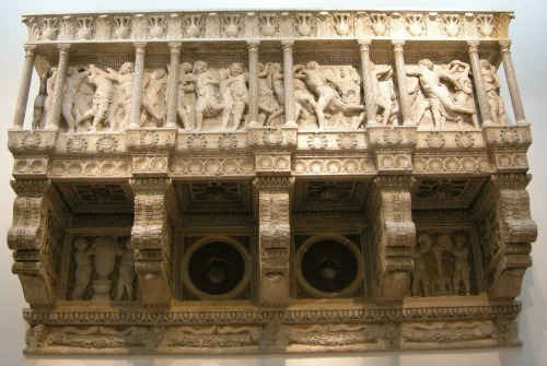 Donatello's singing tribune in the Works of the Duomo Museum