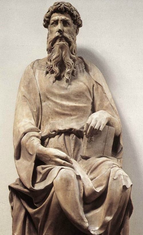 Sculpture of St. John the Evangelist by Donatello