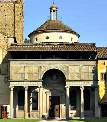 The Pazzi chapel by Brunelleschi