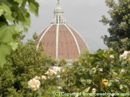 Brunelleschi's dome from the rose garden