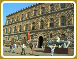 Florence Museums - Pitti Palace facade