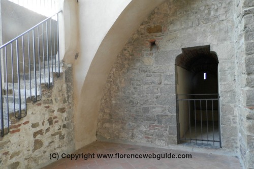 The commode for the military on the second floor of the San Niccolo tower