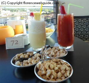 Some cool drinks on a terrace bar