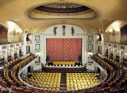 Elegant and romantic interior of the Odeon theater