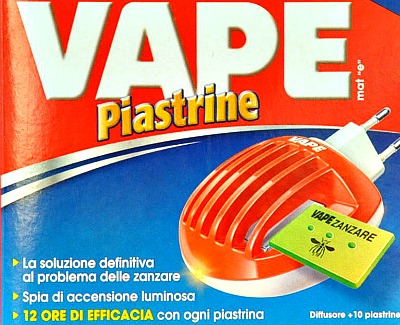 Vape mosquito plug-in, a life saver in Florence!