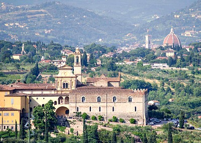 View of Florence with Certosa and the Duomo from Villa Castiglione