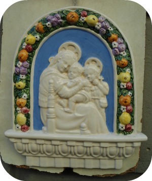 Florence and Deruta Ceramics - Della Robbia style ceramic work