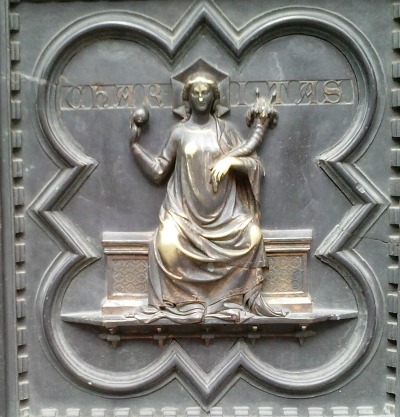 Bronze panel from door of Florence baptistery
