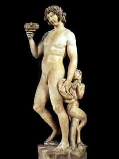 One of Michelangelo's earliest works, il Bacco