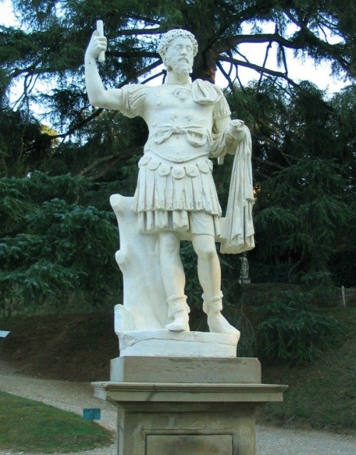 Statue of Roman man at Boboli