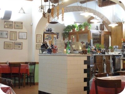 Cheap Restaurants in Florence - interior of Sabatino