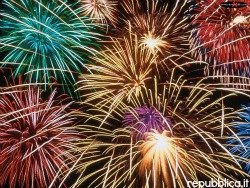 Florence celebrates its Patron Saint John the Baptist with fireworks