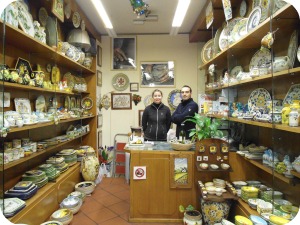 Florence and Deruta Ceramics - Carnesecchi interior