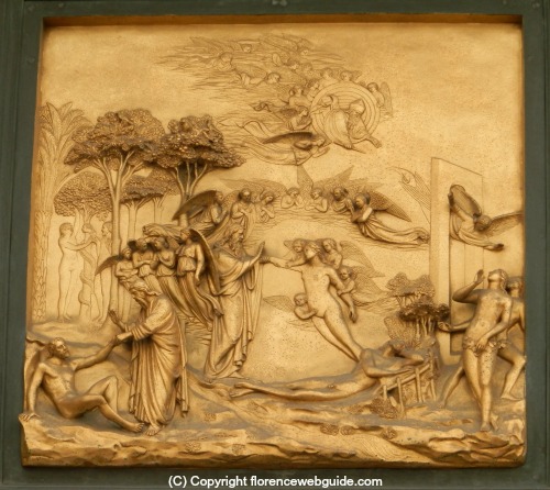 Ghiberti's panel of Adam & Eve