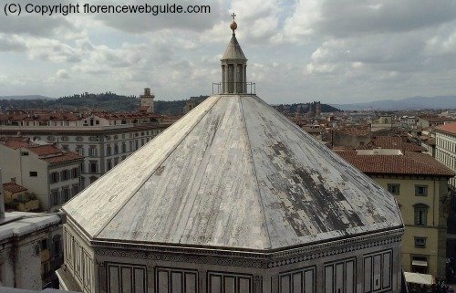 Section of the octagonal dome and building