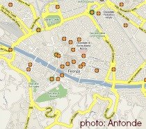 Maps of Florence Italy