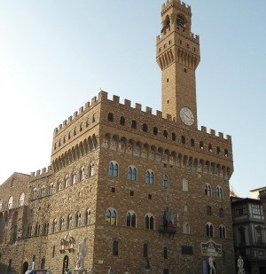 Palazzo Vecchio in Piazza della Signoria in Florence