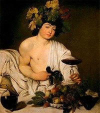 Uffizi Gallery Florence - Caravaggio Bacchus