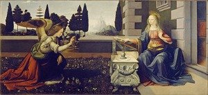 Uffizi Gallery Florence - Leonardo the Annunciation