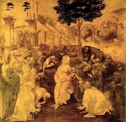 Uffizi Gallery Florence - Leonardo the Adoration of the Magi