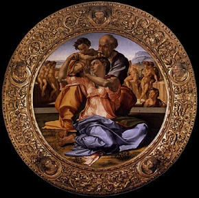 Uffizi Gallery Florence - Michelangelo Tondo Doni