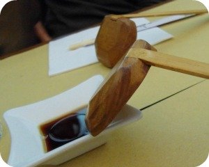 Banki Ramen wooden soup spoon for Japanese noodles