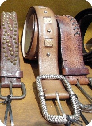 Florence Shopping - Belts and Gloves - Second Skin studded belts