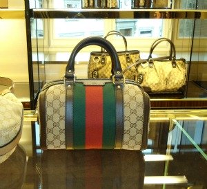 the Gucci store - one of Florence's most famous designers