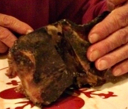 Here you can clearly see what we mean when we say bistecca fiorentina is 3 or 4 'fingers thick'