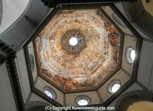 Vasari's frescoes in the Duomo, newly restored
