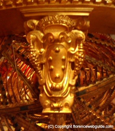 Medici coat-of-arms on armillary sphere