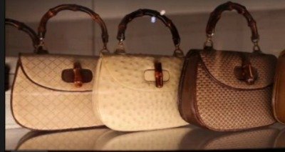 Bamboo bag handles and buttons