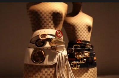 Belts with the double GG logo
