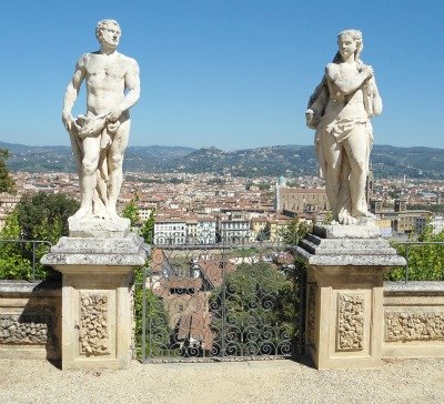 Tours in Florence Italy - Bardini Gardens in summer