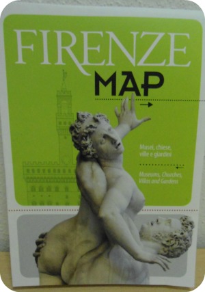 Free Florence map you can get at tourist office