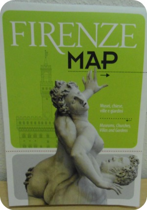 Free Florence map you can get at tourist office