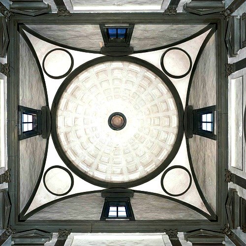 Dome of New Sacristy from below