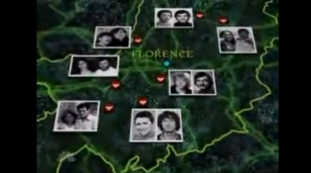 A map of locations and victims starting in 1974